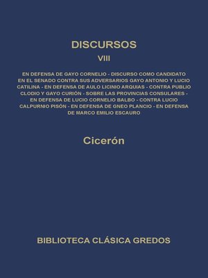 cover image of Discursos VIII